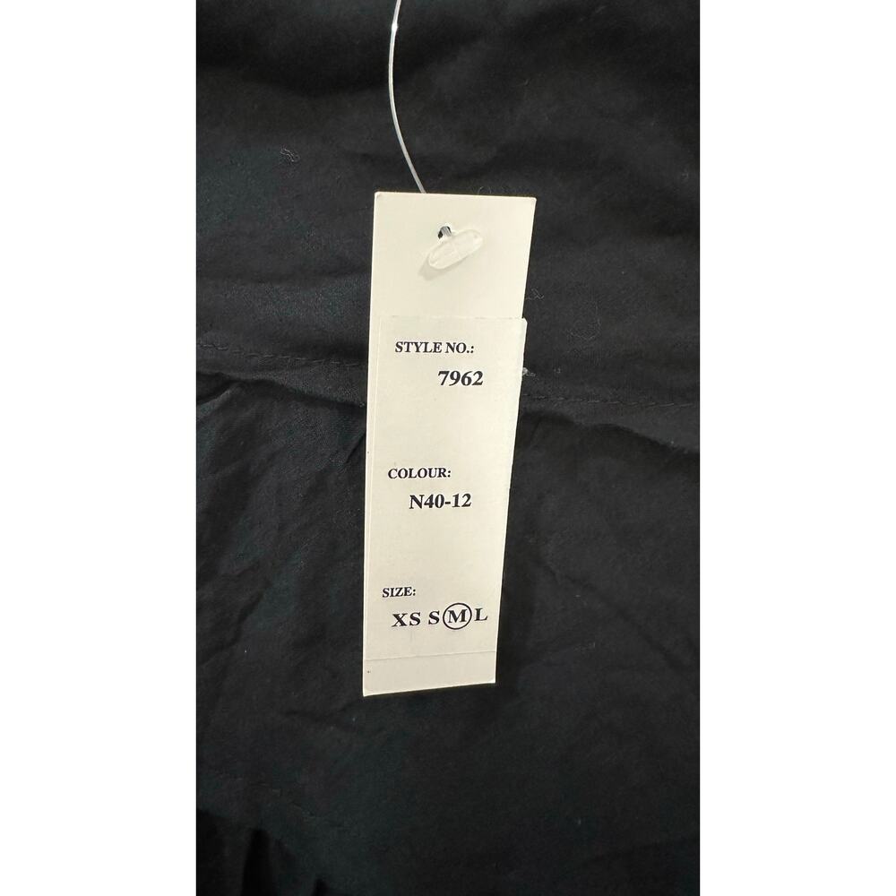 Chaudry KE Black Tiered Boho Skirt Size M - Picture 3 of 4